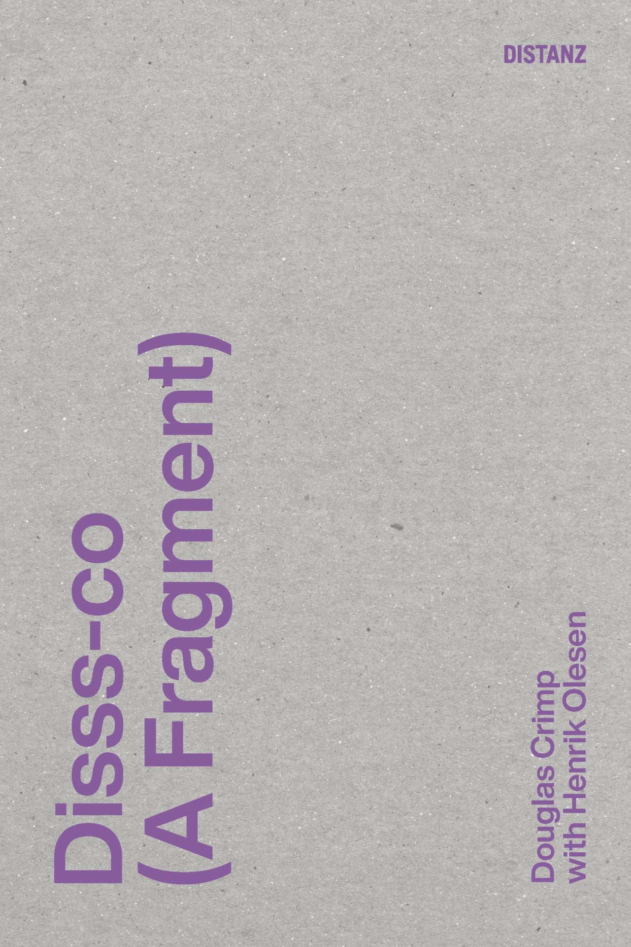 Disss-co (A Fragment)
