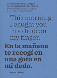 This Morning I Caught You in a Drop on My Finger