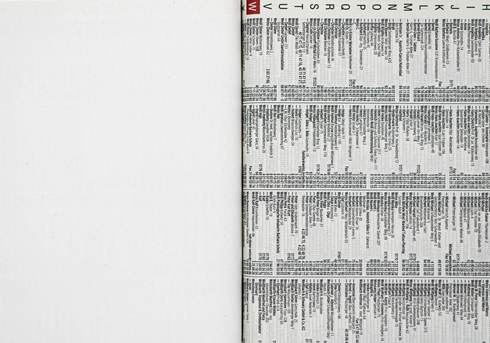 Photocopied Phonebook 