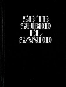 Black book cover with the title written in white, ornate font.