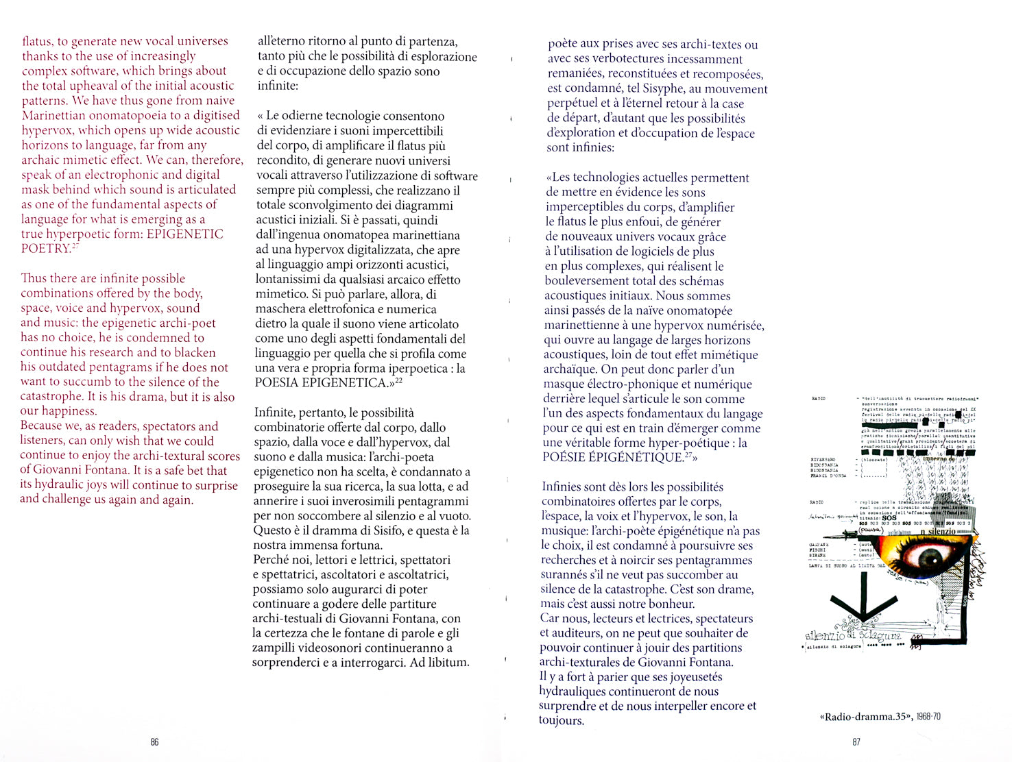 Giovanni Fontana: Epigenetic Poetry