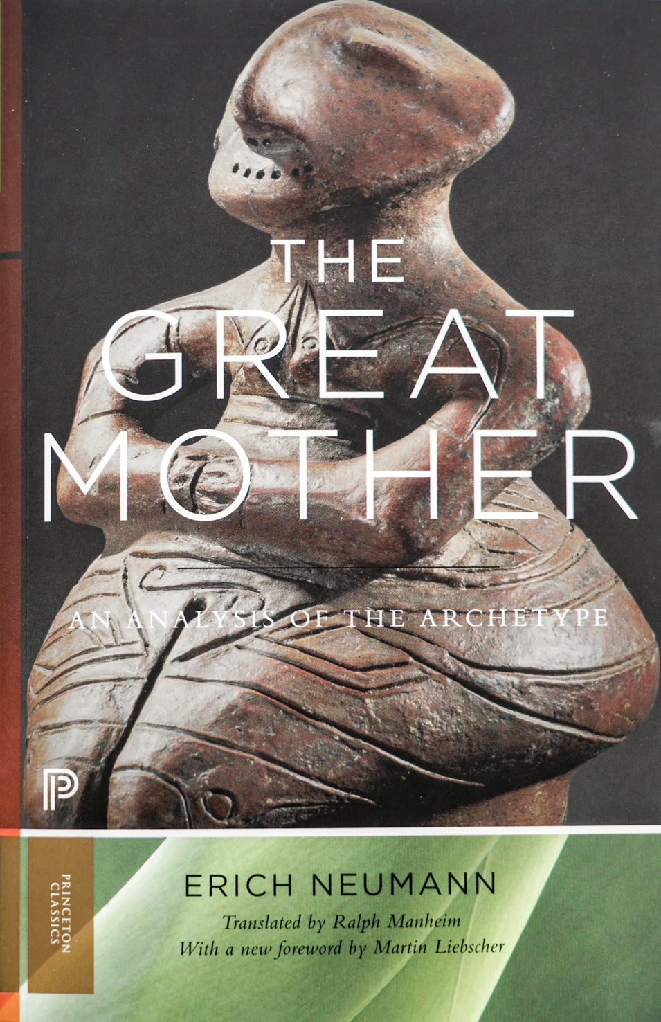 The cover of this softback book shows the title in white sans serif overlaid on top of a photograph of a brown sculpture of a woman.