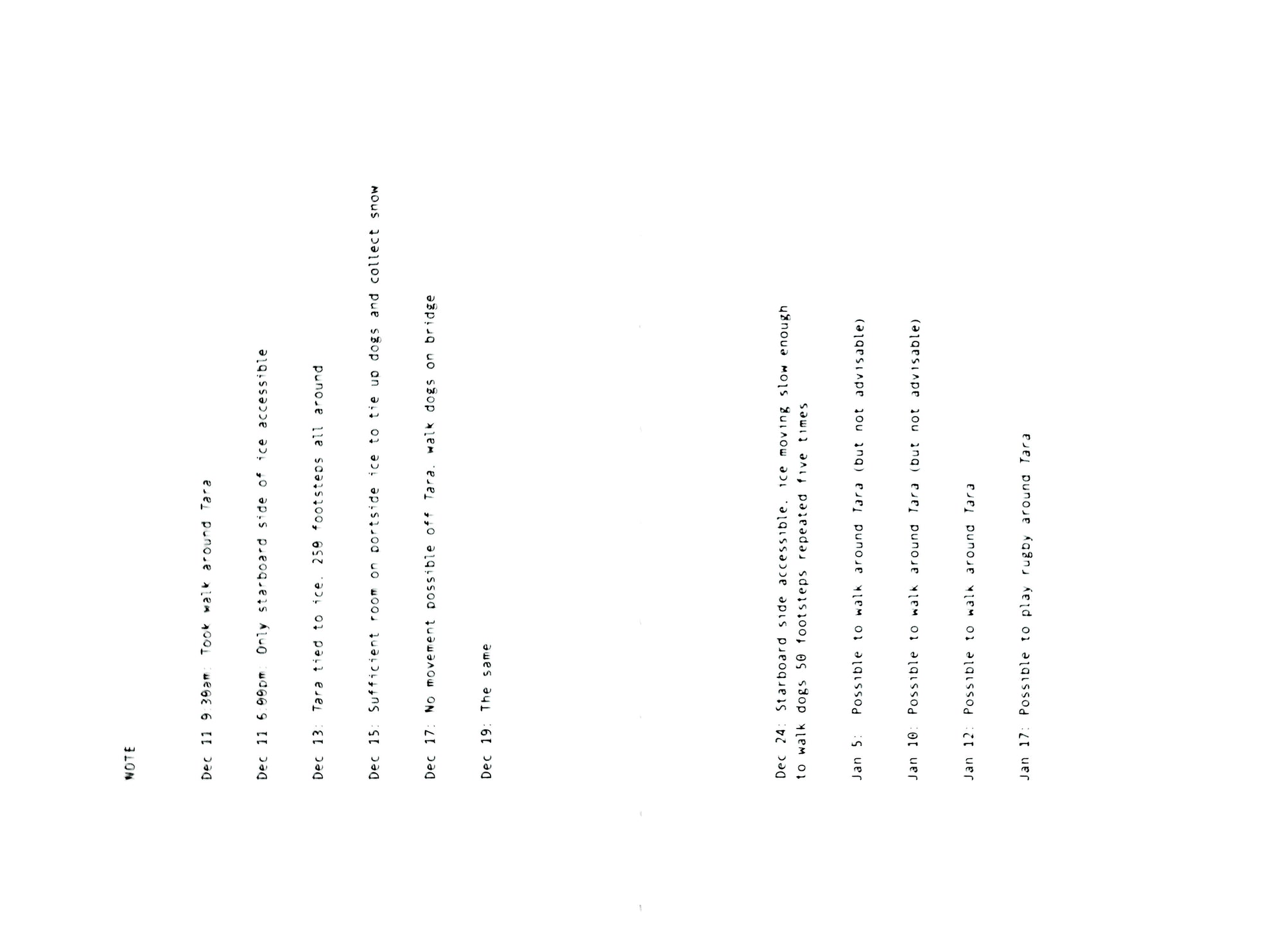 Book page with white background with a few lines in typewriter font.