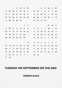 Tuesday or September or The End