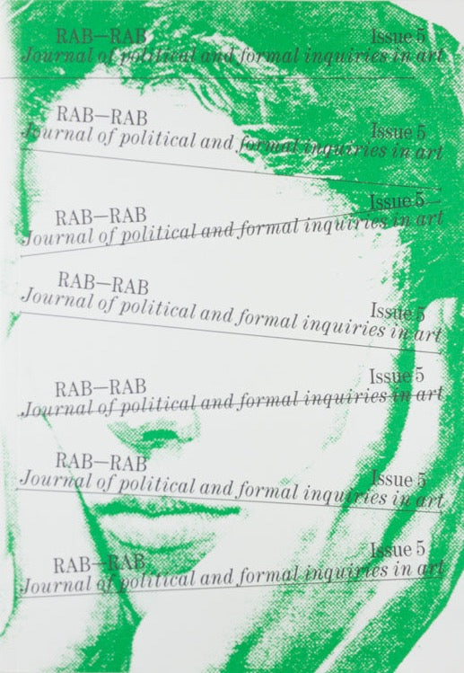 Green and white cover. Black text repeated from top to bottom