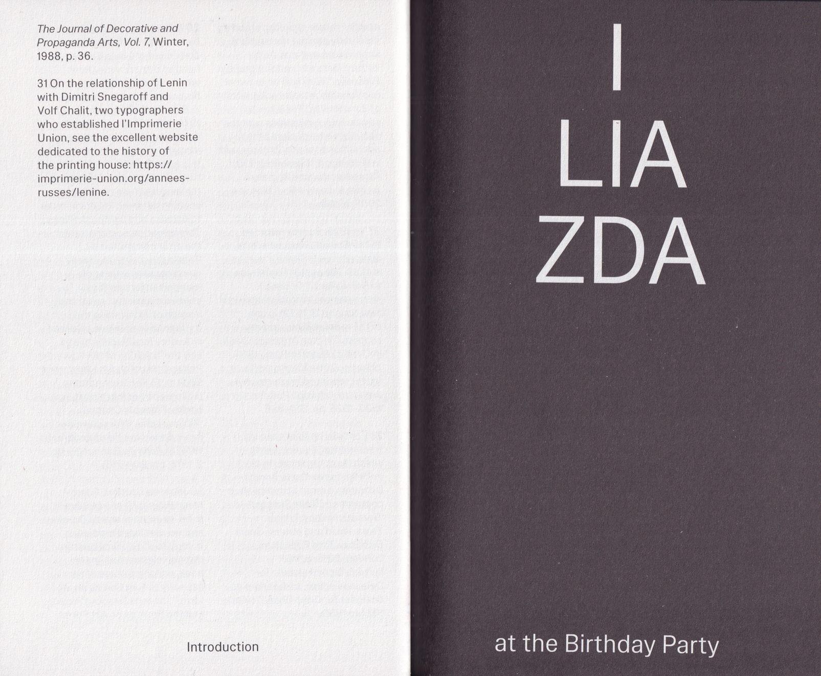 bie bao series volume 2: Iliazda at the Birthday Party