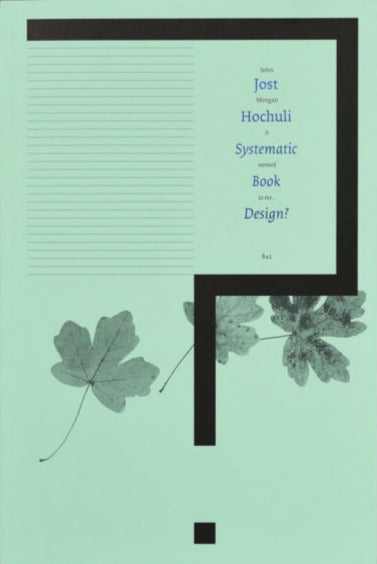 Systematic Book Design?
